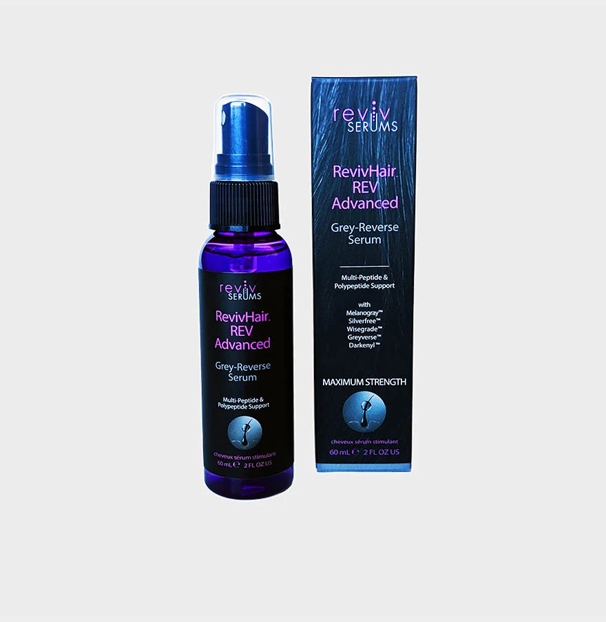 RevivHair REV Advanced: Grey Hair Reverse Serum with MelanoGray & Greyverse - Image 8